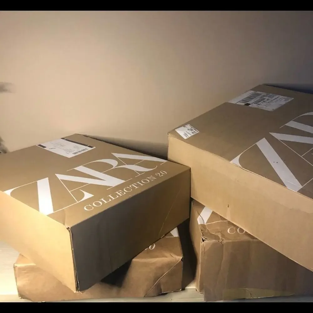 Cajas recibidas en casa